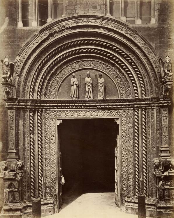 Leopold Alinari - Porta del Palazzo Publico ora Municipale, Perugia
