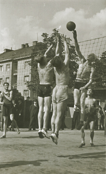 Bohumil Stastny - Untitled (Men Playing Volleyball)