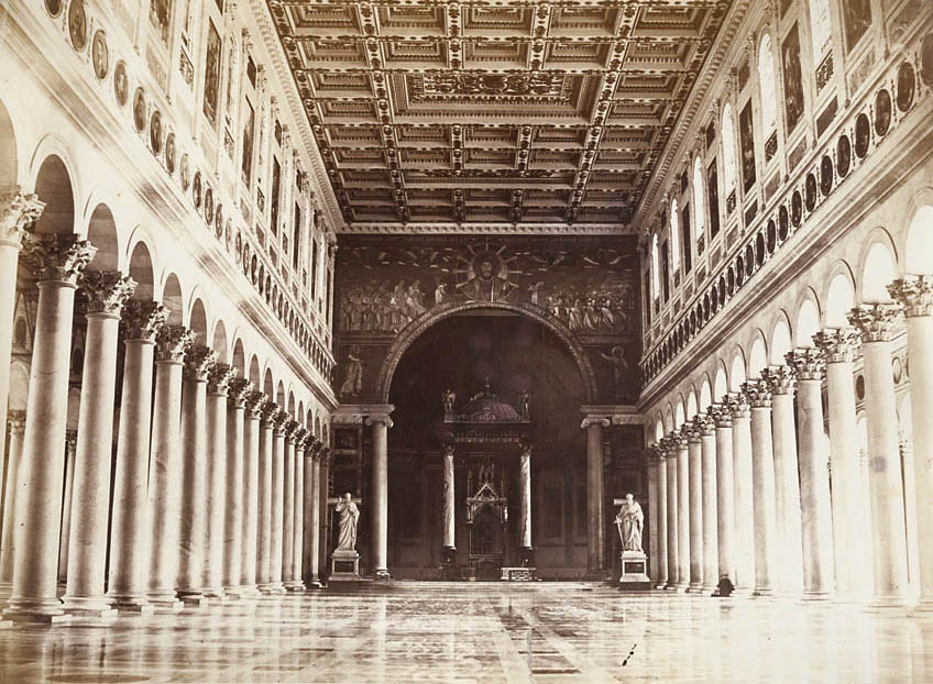 Altobelli and Moulins - Interior of Santa Maria Maggiore, Rome, Italy