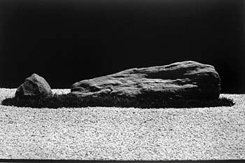 Alfred Eisenstaedt - Replica of Ryoanji Stone Garden in Kyoto, Brooklyn Botanical Gardens
