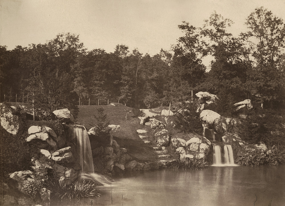 Charles Marville (dit), Charles-François Bossu - Cascade, Bois de Boulogne Charles Marville (dit), Charles-François Bossu - Cascade, Bois de Boulogne