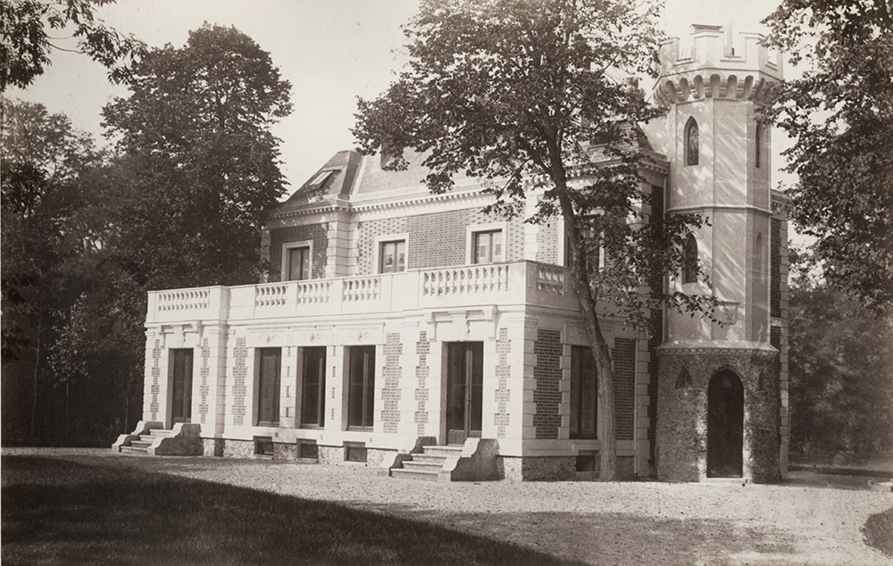 Charles Marville (dit), Charles-François Bossu - Pavillon de Madrid, Bois de Boulogne Charles Marville (dit), Charles-François Bossu - Pavillon de Madrid, Bois de Boulogne