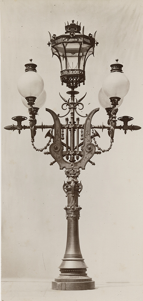 Louis-Émile Durandelle - Le Nouvel Opera de Paris, Bronzes, Candelabraes, Lustres, Torcheres--Appliques--Lampadaires