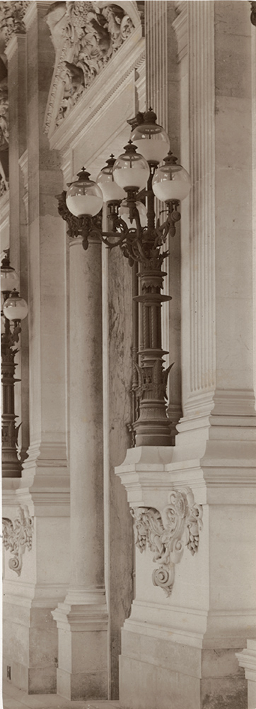 Louis-Émile Durandelle - Le Nouvel Opera de Paris, Bronzes, Candelabraes, Lustres, Torcheres--Appliques--Lampadaires