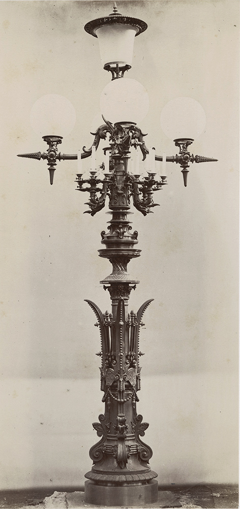 Louis-Émile Durandelle - Le Nouvel Opera de Paris, Bronzes, Candelabraes, Lustres, Torcheres--Appliques--Lampadaires