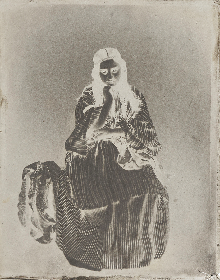 Julien Vallou de Villeneuve - Sitting  Female Dressed in Costume