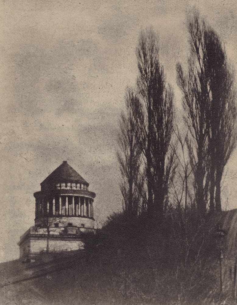 William H. Zerbe - Grant's Tomb and Poplars in Winter