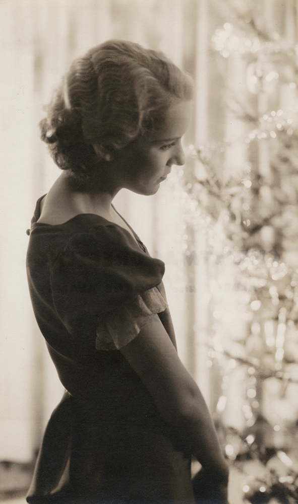 Vogue Magazine Photographer - Woman with Christmas Tree