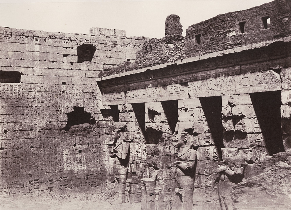 Louis De Clercq - Medinet Abou - Les Colosses de la Premiere Cour