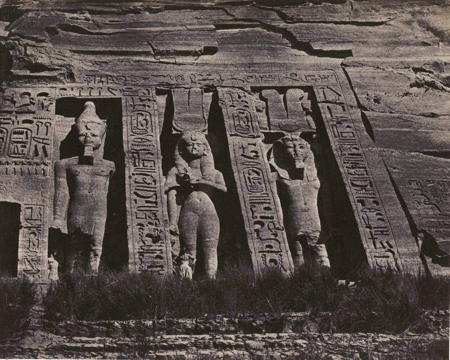 Maxime Du Camp - Ibsamboul, Partie Septentrionale Du Spéos D'Hathor; Nubie, Egypt