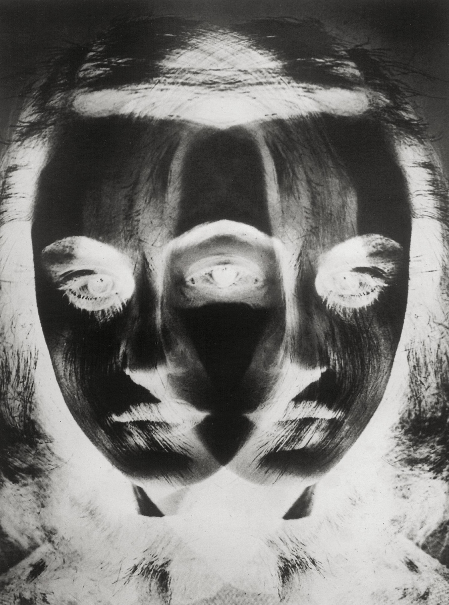 Otto Steinert - Maske einer Tänzerin (Dancer's Mask, or sometimes called The Black Mask)