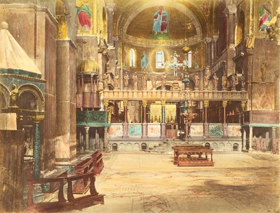 Carlo Naya - Interior of St. Mark's Basilica, Venice