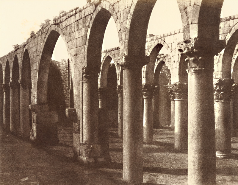 Louis De Clercq - Heliopolis (Baalbeck), Ruined Mosque, Originally Built with the Debris of Ancient Temples, Syria