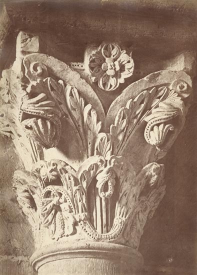 Anonymous (possibly Mederic Mieusement) - Column Capital in the Church of St. Nicolas, Blois, France