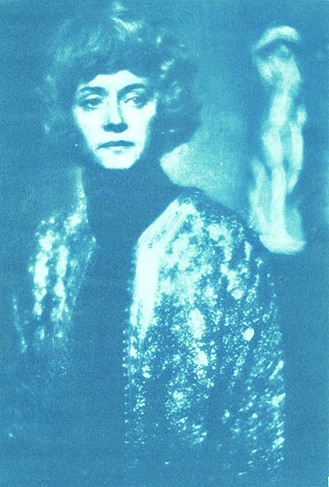 Ted Jones - Blue Woman and Statue