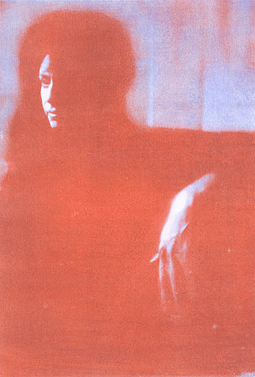 Ted Jones - A Portrait of a Woman in Shadow
