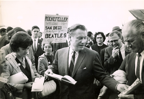 Arthur John Daley - Nelson Rockefeller Campaigning for President