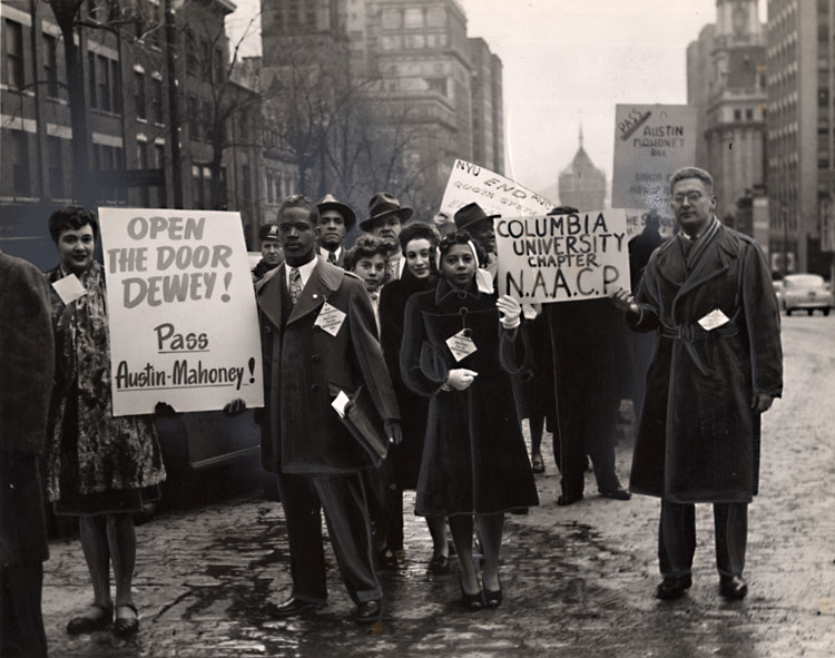 Llewellyn Ransom - N.A.A.C.P. Demonstrators, New York City, NY