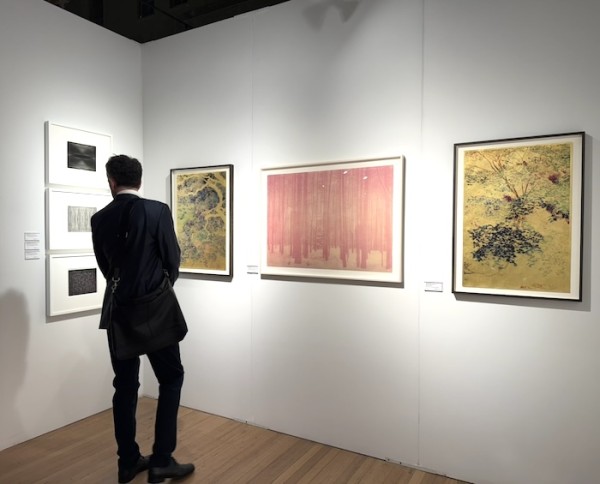 Santa Monica's Marshall Gallery's booth at AIPAD "had strong sales for contemporary artists Albarran Cabrera and especially that of Fabiola Menchelli, whose radical photo-sculptures were the big hit".
